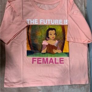 Disney Pink Short Sleeve Tee - The Future is Female